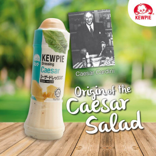 Kewpie Dressing Caesar - uses natural parmesan and cheddar cheese, with anchovy and garlic for a rich and flavourful taste