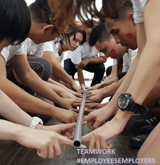 Employee & Employer Always Work Together !
# Teamwork