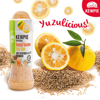 Kewpie Dressing Roasted Sesame Yuzu Taste - Bringing you a whole new dimension of refreshing citrus taste with rich nutty flavour of roasted sesame.